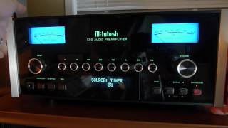 McIntosh C50 preamp overview [upl. by Allerim]