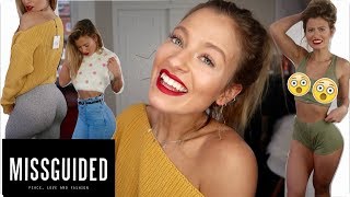 MISSGUIDED UNBOXING HAUL amp TRY ON A SeeThrough Experience 🤔 [upl. by Eiramlatsyrk]