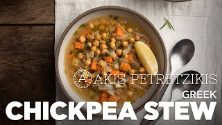 Greek chickpea stew  Akis Petretzikis [upl. by Novej376]