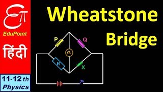 Wheatstone Bridge  video in HINDI  EduPoint [upl. by Anirol467]