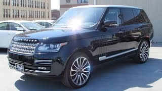 2014 Range Rover Supercharged Autobiography Start Up Exhaust and In Depth Review [upl. by Llehctim]