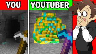 How DIFFERENT YOUTUBERS Play Minecraft [upl. by Dorman]