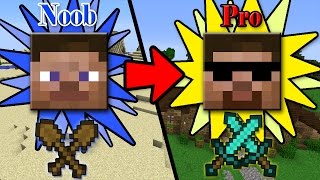 5 FASTampEASY Ways to Transform from NOOB to PRO in Minecraft [upl. by Yroj551]