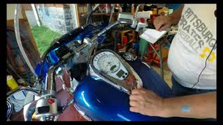 SUZUKI C50 SETTING VALVE TAPPETS  PART ONE [upl. by Aciraa863]