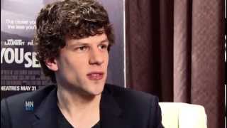 Awkward Jesse Eisenberg Interview for quotNow You See Mequot [upl. by Ramal]