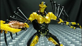 Kingdom Deluxe BLACKARACHNIA EmGos Transformers Reviews N Stuff [upl. by Ariahs]