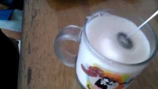 Aerolatte Review Frothing Cold Milk In Under 1 Minute [upl. by Marybella]