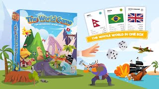 The World Game  Best Geography Board Game 🌎  Fun and educational [upl. by Elvia]