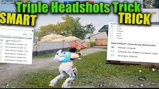 Triple Headshots Trick In Gameloop [upl. by Nos]