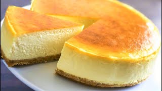 Simple New York Style Cheese Cake  Cheesecake Recipe Easy [upl. by Biagio587]