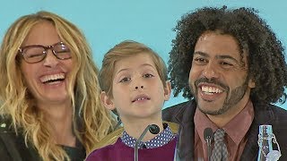 Wonder  full press conference with Julia Roberts Owen Wilson Daveed Diggs 2017 [upl. by Dnalhsa872]