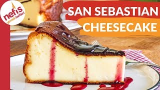 SON ZAMANLARIN MEŞHUR TATLISI 🤩San Sebastian Cheesecake Tarifi [upl. by Annaihs]