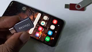 How to use USB OTG on Samsung Galaxy A10s A10 [upl. by Adidnere186]