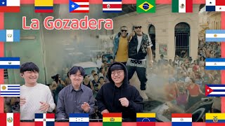 MV REACCION Gente de Zona  La Gozadera Official Video ft Marc Anthony Reaccion del Coreano [upl. by Nylessej]