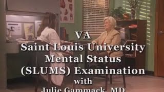 VA Saint Louis University Mental Status SLUMS Examination [upl. by Lleret117]