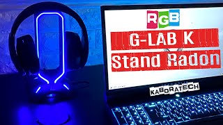 GLAB KStand RADON Gaming Headset Stand [upl. by Charmain]