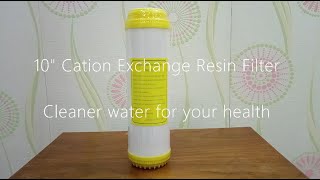 Cation Exchange Resin Filter [upl. by Ahsilahs729]