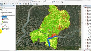 Unsupervised Classification  Land Cover Map using ArcGIS [upl. by Eegnat671]