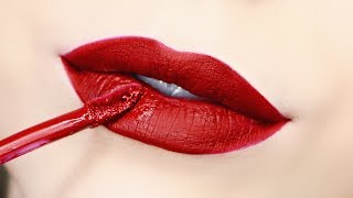 How To Apply Liquid Lipstick Perfectly [upl. by Aihsatsan227]