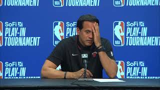 Erik Spoelstra PostGame Interview  Chicago Bulls vs Miami Heat [upl. by Thin]