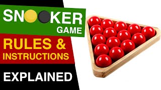 Snooker Rules EXPLAINED  How to Play Snooker  Rules of Snooker [upl. by Cerelia370]