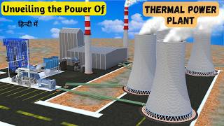 Thermal Power Plant  Boiler  Turbine  Economizer  Thermal Generator  In Hindi [upl. by Aniret]