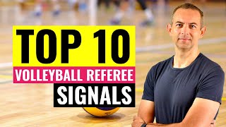 TOP 10 Volleyball Referee Signals You Should Know [upl. by Allets]