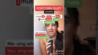 POPCORN DUET Sing With Me Challenge shorts [upl. by Acirederf363]