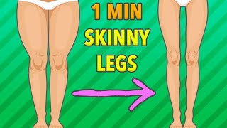 1Minute Exercises To Get Skinny Legs [upl. by Kathryne102]