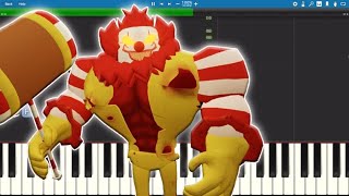 FGTeeV  I Want Some McDonalds  Piano Tutorial  Ronald Roblox [upl. by Aicilyhp609]