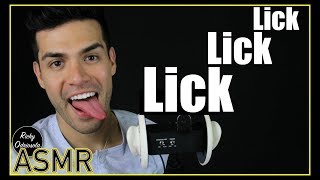 ASMR  Lick Lick Lick 3 Licking Ears Tongue Sounds Male Voice For Relaxation amp Sleep [upl. by Anairuy580]