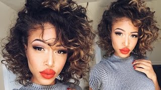 Overnight HEATLESS Curls  Short Hair [upl. by Adnarrim]