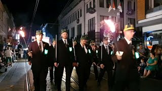 Neusser Schützenfest 2019 Fackelzug vom 2482019 in voller Lange [upl. by Richia928]