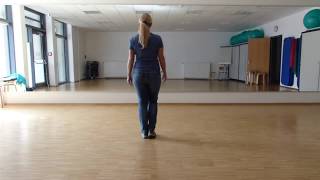 LineDance Kurs Anfänger So Easy1 Teil Demo amp Schritterklärung deutsch [upl. by Krispin]