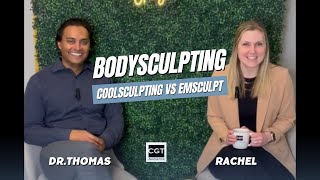 Dr Thomas and Rachel Brucas  Body Sculpting Emsculpt VS Coolsculpting [upl. by Nanni]