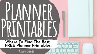 Free Planner Printables [upl. by Puto]