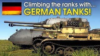 Climbing the ranks with GERMAN TANKS  War Thunder [upl. by Joub]