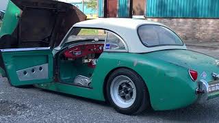 Muttley Racing Austin Healey Frogeye Sprite [upl. by Anuaek227]