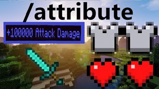 How to use attributes in Minecraft 116119 special items infinite healtharmor [upl. by Iah]