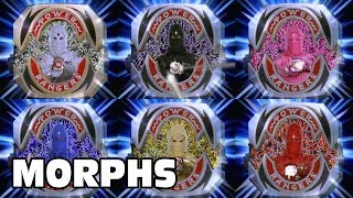 Mighty Morphin Power Rangers  All Ranger Morphs  Power Rangers Official [upl. by Wyn]