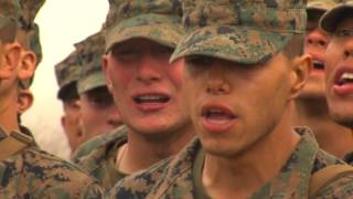 USMC Camp Pendleton Eagle Anchor and Globe Ceremony March 3 2016 [upl. by Aiken992]