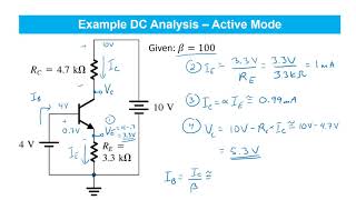 43 BJT Circuits at DC [upl. by Ifok32]