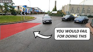 Staying in the Correct Lane on Roundabouts  60 SECOND DRIVING TIP [upl. by Mendoza]