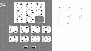 IQ TEST matrix 34 SOLVED AND EXPLAINED [upl. by Agate]