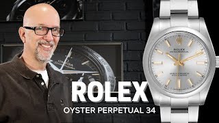 2020 Rolex Oyster Perpetual 34mm Watch Review  SwissWatchExpo [upl. by Cleodal]