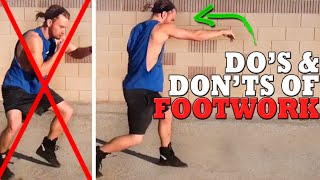 Boxing Footwork Essential DOs and DONTs [upl. by Inhsor782]