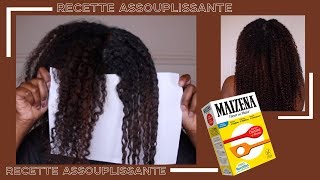 SOIN ASSOUPLISSANT et BOUCLANT pour CHEVEUX CRÉPUS🔥 [upl. by Schuler544]