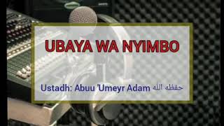 ubaya wa nyimbo by sheikh Abu Umeyr Adam Khamiss Allah amuhifadhi [upl. by Janek]