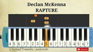 Declan McKenna  RAPTURE  melodica lessons [upl. by Kcirddor]