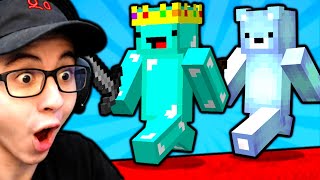 I Played Minecraft Bedwars with SKEPPY [upl. by Aevin]